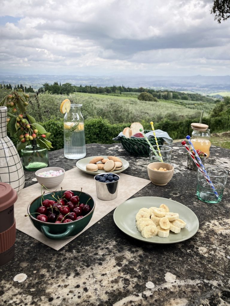 preparazione set fotografico