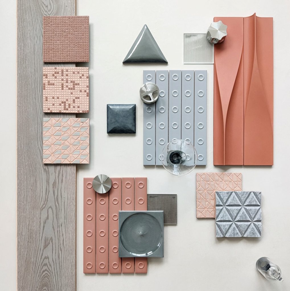 Ristrutturazione bagno idee - palette materiali