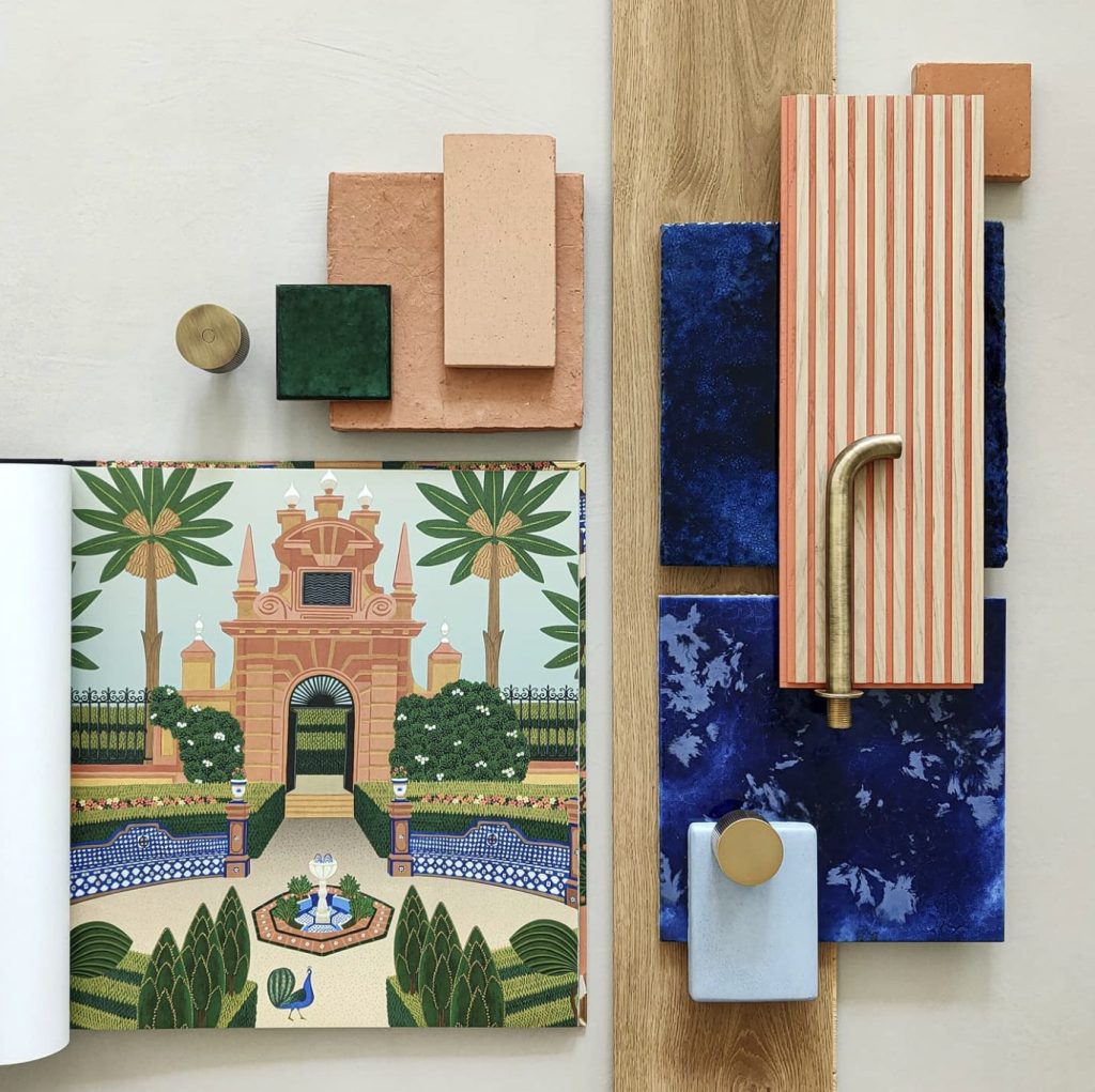 Ristrutturazione bagno idee - palette materiali